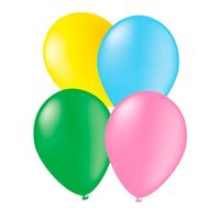 Déguisement Adulte Accessoires 123141 FUNIDELIA 10 ballons multicolores - Décoration Anniversaire, Halloween & Carnaval