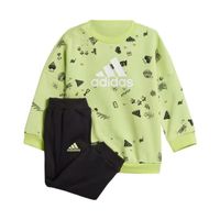 T-shirt Adidas Tutta Adidas - Enfant Fille - Lime Giallo Fluo - Blanc