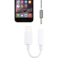 Adaptateur pour iPhone X / 8 et 8 Plus / 7 7 Plus Câble mâle Lightning à Jack 3,5 mm, longueur totale: environ 7,5 cm,
