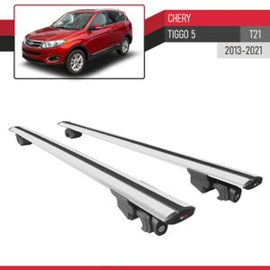 Barres De Toit Pour Saab 9-5 Break (YS3E) 1998-2010 - 2 Barres Aluminium Gris - Porte-bagages
