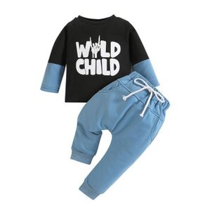 Ensemble 2 Pièces Pour Bébé Garçon - Barboteuse Rayée à