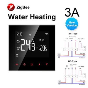 ÉMETTEUR - ACTIONNEUR  Zigbee N3A Eau-AVATTO-Tuya WiFi Smart ThermoandreTemperature Contrmatérielle, Chauffage au sol électrique, Ea