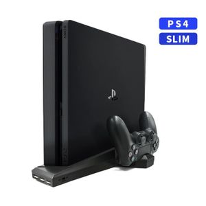 VENTILATEUR CONSOLE Pour PS4 PS4 Slim - Ventilateur de refroidissement pour manette PS4, PS4 Slim Pro, support vertical de jeu av