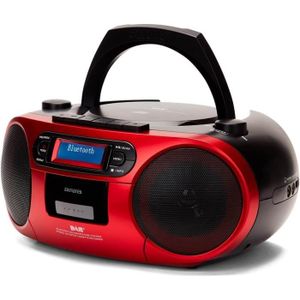 RADIO CD CASSETTE Radio Hi-Fi portable Aiwa BBTC-660DAB/RD Rouge ave