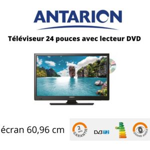 Téléviseur LED Antarion Télévision TV + DVD LED 24' HD 12V/24V /2