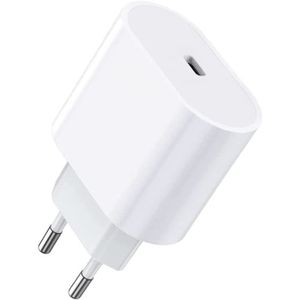 CHARGEUR - ADAPTATEUR  Chargeur Rapide iPhone [Apple MFi Certifié] 20W US