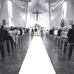 TAPIS DE COULOIR Tapis blanc de mariage pour église 15 m x 1 m 