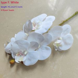 FLEUR ARTIFICIELLE F blanc - Fleur Artificielle En Soie 1 Tige, Orchi