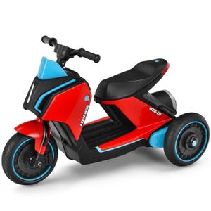 MOTO - SCOOTER COSTWAY Scooter Électrique 6V pour Enfants 3+ Ans,