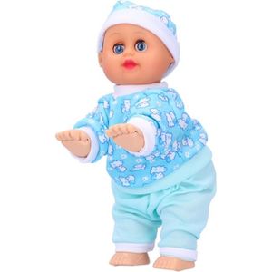 POUPÉE Réaliste mignon bébé poupée électrique intelligent rire rampant poupée simulation enfants jouet (10in S Boy) -ruralshop