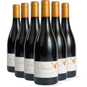VIN BLANC Domaine de l'Aigle Pinot noir 2021 - Vin Rouge x6
