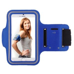 Brassard de Sport pour Samsung Galaxy A50,Pochette t/él/éphone pour Le Sport Poche de Rangement sur Le Bras L Violet Sacoche avec Rangement pour Le Jogging