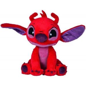 PELUCHE Peluche Disney - Leroy - 25 cm - Rouge - Lilo et Stitch - Mixte