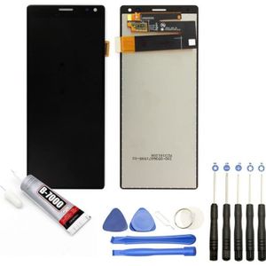 Vitre Tactile Noire Pour Sony Xperia E4 - Compatible - Neuf Sous Emballage