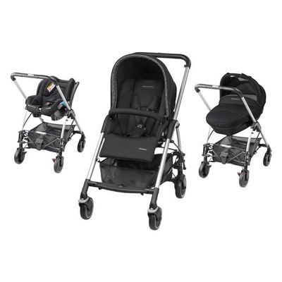 BEBE CONFORT Poussette Combinee Trio Streety Next Digital Black Cdiscount Puericulture Eveil bebe