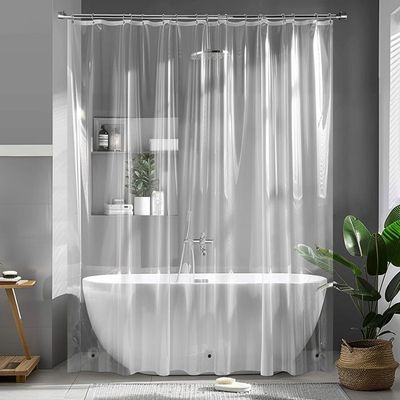 Ttincceer Rideau De Douche Ombré Bleu Et Blanc 180x180 Cm – Imperméable, Anti-moisissure, Avec Crochets