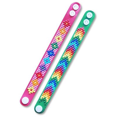 Paillettes Bracelet Making Kits,Cadeau Fille,Enfants DIY Bracelet en Paillettes,Kit bricolage créatif pour fille à partir 7-12 ans - Jeux - Jouets