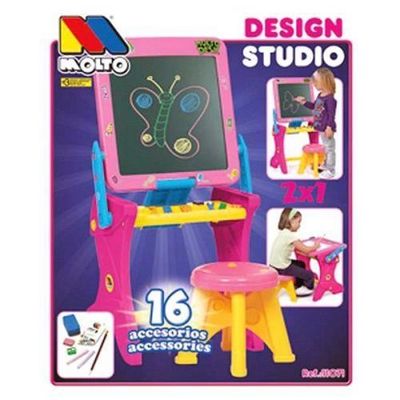Coffret feutre magique - 5 tableaux à colorier et tamponner - coffret avec accessoires : Fleury, Marine