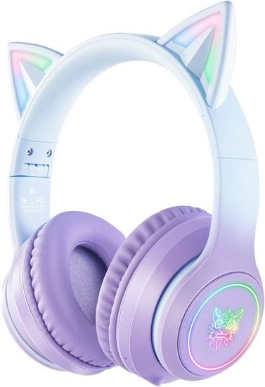 Écouteurs Pour Enfants, écouteurs Bluetooth Pour Oreilles De Chat Avec