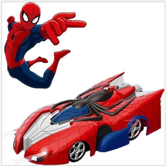 Spider Man voiture t l command e lectrique pour mur d escalade