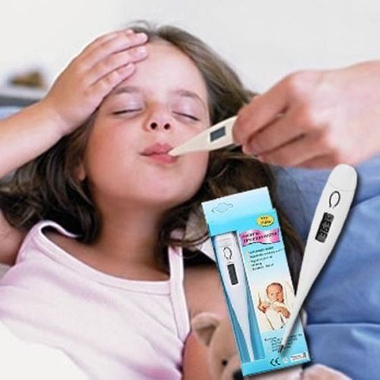 Thermomètre Bébé Médical Étanche Numérique - Thermomètre Oral Rectale  Axillaire Professionel pour Bébé Enfant Adulte, Avec [88] - Cdiscount  Puériculture & Eveil bébé