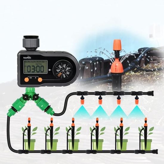 Kit De Goutteur À Arrosage Automatique Pour Système D'Irrigation De Tuyau D'Arrosage À Buse En