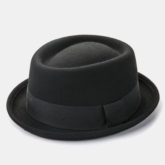 Chapeau Feutre Vintage Taille 59 (7 1/4) - Marron, Neuf Avec étiquettes, Fabriqué En France