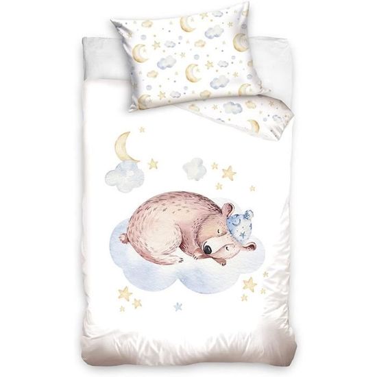 Animaux Parure de lit Housse de Couette 100x135 Taie 40x60
