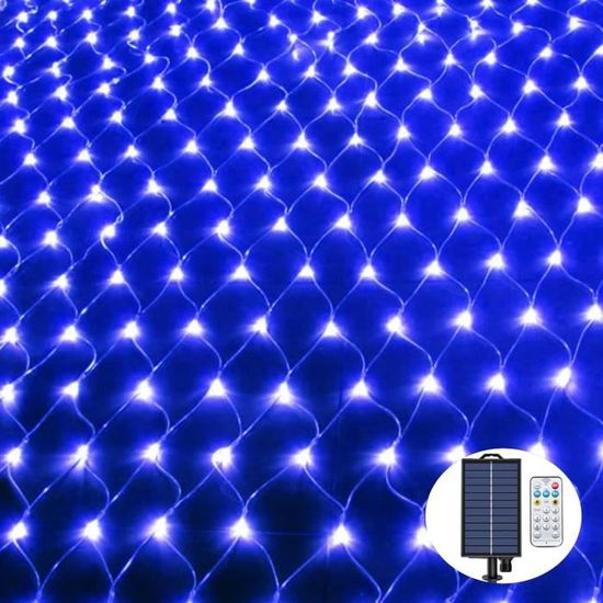 Joysing Guirlande Lumineuse Filet Extérieur 3x2 M - 204 LED Blanc Chaud, 8 Modes, Minuterie, étanche IP65