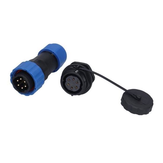 Connecteur Aviation SP21 7 Broches IP68 - Étanche Anti-Poussière - Pour Éclairage Extérieur