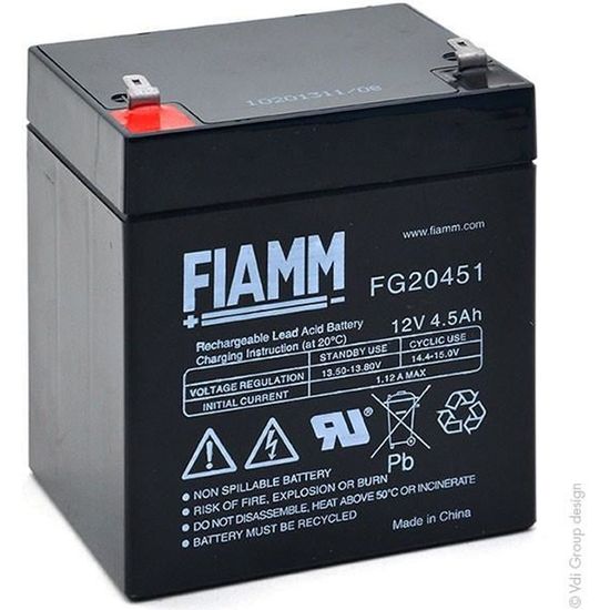 Batterie plomb AGM FG20451 12V 4.5Ah  - Batterie(s)