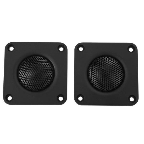 2x Tweeter Haut-Parleur Junterone 2 Pouces 52mm 4 Ohm 12W - Film Titane Néodyme Mini Aigu