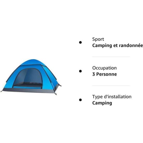 COMMODS Tente de plage pare-soleil pour 3-10 personnes, UPF 50+, légère et facile à installer
