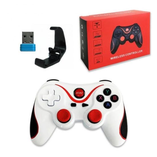 Manette Jeux Vidéo Wireless Gamepad Joystick Bluetooth Gamepad Gaming ...