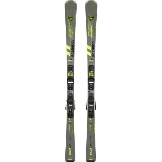 Pack De Ski Rossignol Forza 40° V-ca Rental + Fixations Xp11 Gris Homme