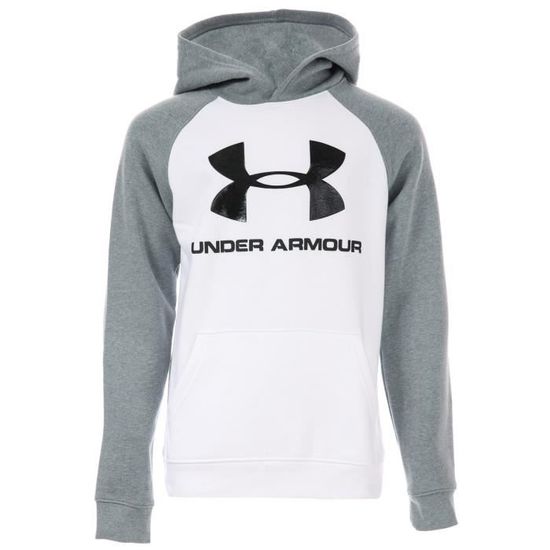 Under Armour Sweat à Capuche Garçon - UA Rival Fleece Big Logo - Tech