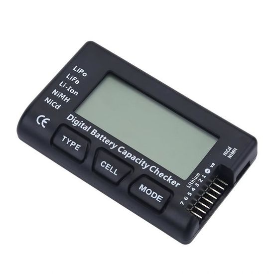 Testeur De Piles Numérique - Pour Piles AA, AAA, 9V, Bouton, Mesure La Capacité, écran LCD