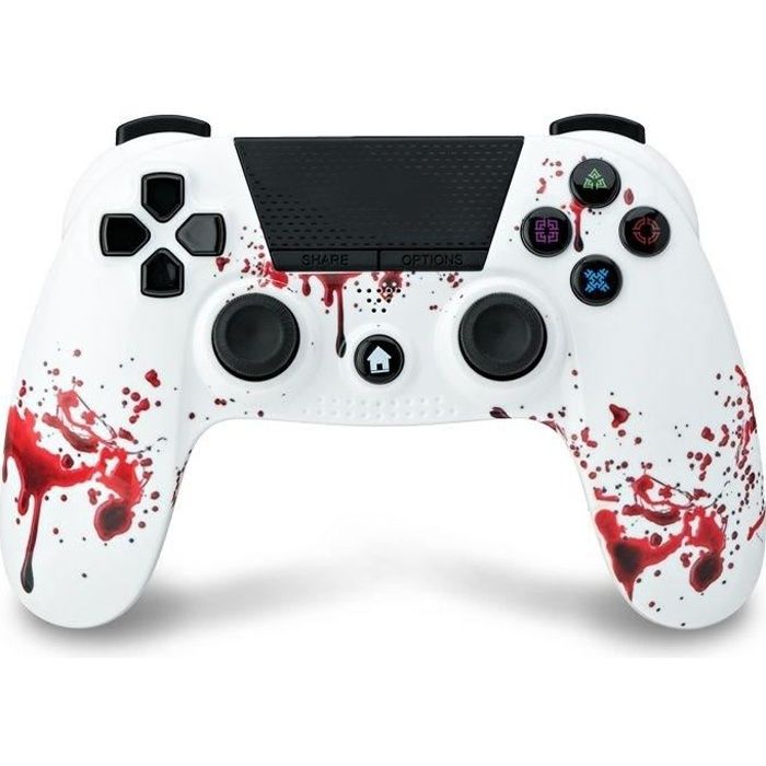 Manette Bluetooth Zombie Under Control avec Prise Casque pour PS4