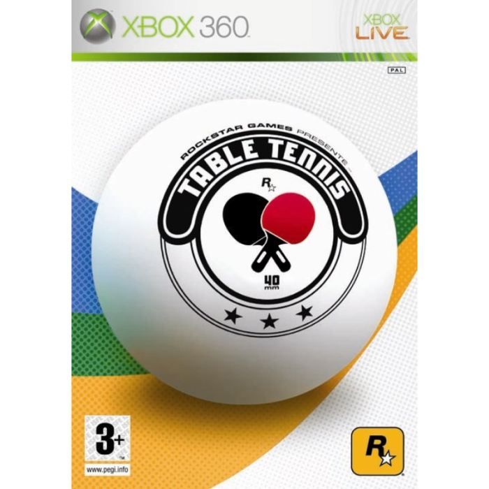 Jeux Xbox 360 Take2 Table Tennis
