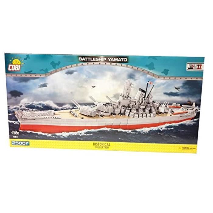 Jeu D'Assemblage PIUD2 COBI, 4814 - Battleship Yamato 2500 Briques de construction