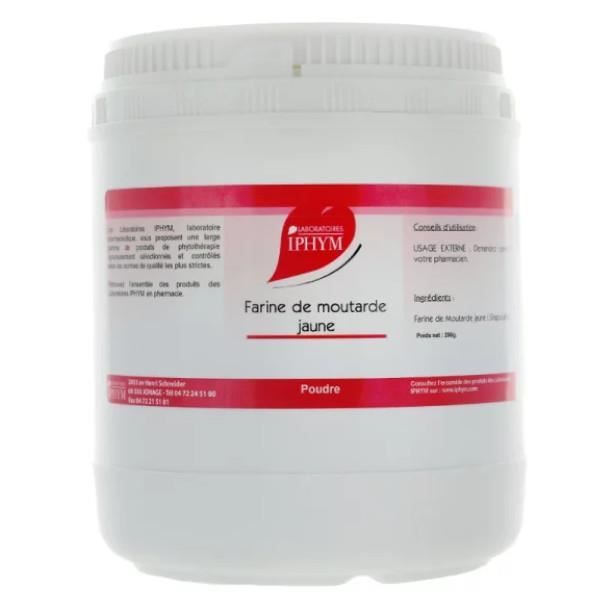 Iphym Poudre Farine de Moutarde Jaune 250g