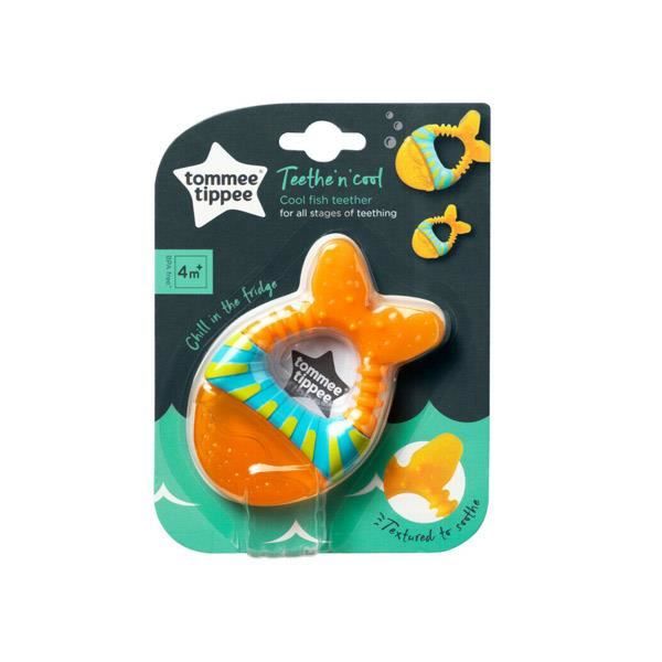 Tommee Tippee Teethe N Cool Anneau de Dentition Réfrigéré à Eau Poisson +4m