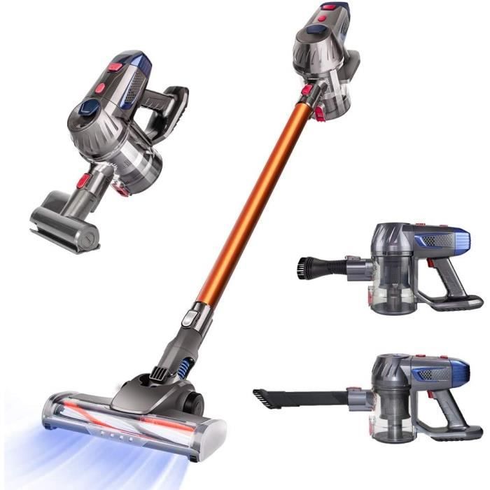 Aspirateur sans fil Cordless Vacuum Cleaner, 10Kpa Stick Vacuum, 4 in 1 Handheld Bagless Vacuum Cleaner, Lightweight Upright Vacuum