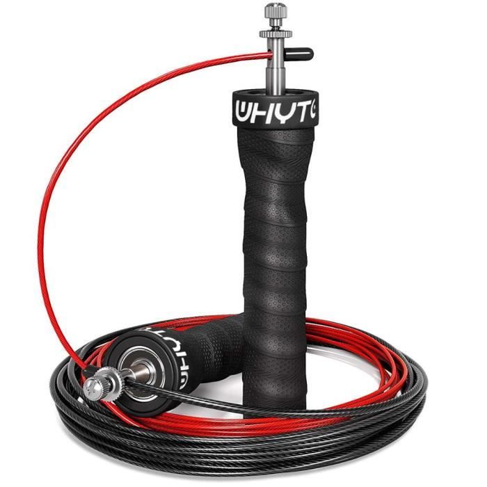 Accessoires Fitness - Musculation,Crossfit Fitness équipement sauter sauter corde vitesse cordes Extra vitesse câble - Type Black