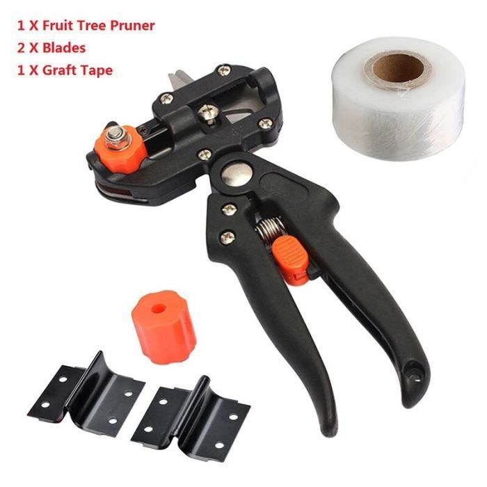Machine à greffer outils de jardin arbre fruitier sécateur avec 2 lames outils de greffe d'arbre sécateur ciseaux ou*YI5219