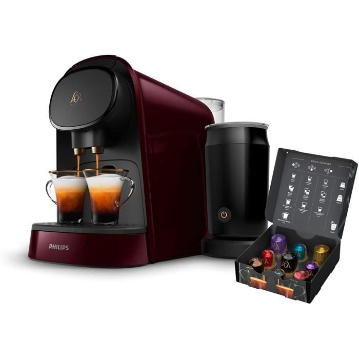 CAFETIERE Philips L'OR Barista LM8014-80 Cafetière à Capsule Single-Double 19 Bars Pression Réservoir 1L No456