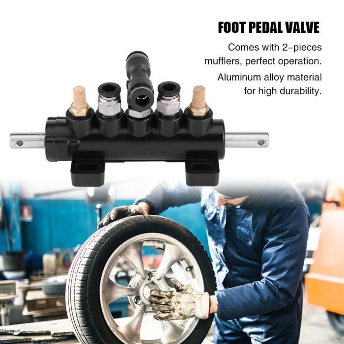 Tbest valve de pédale de pied Valve de commande d'air Valve de pédale pour changeur de pneu Ranger Machine fournit un outil Type B