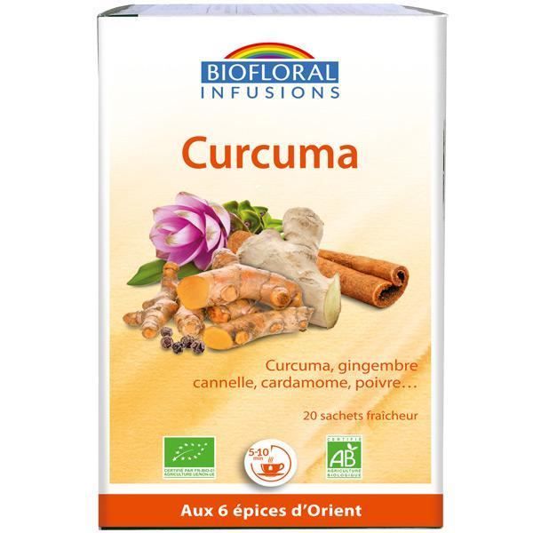 INFUSION Infusion Bio Curcuma BIOFLORAL - 20 sachets