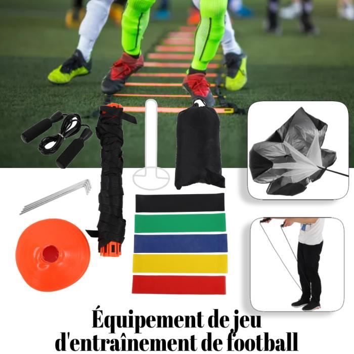VAG Équipement d'entraînement de football d'Échelle en PP et PVC et Latex avec sac de rangement -PT1
