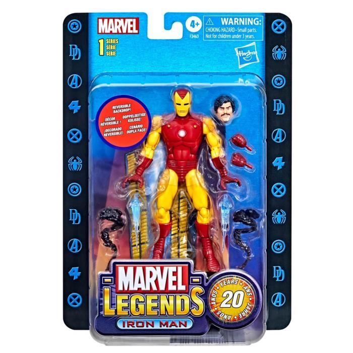 Figurine Iron Man Marvel Legends 20 Aniversario Serie 1